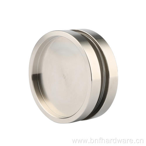 SS304 furniture hidden flush round knob